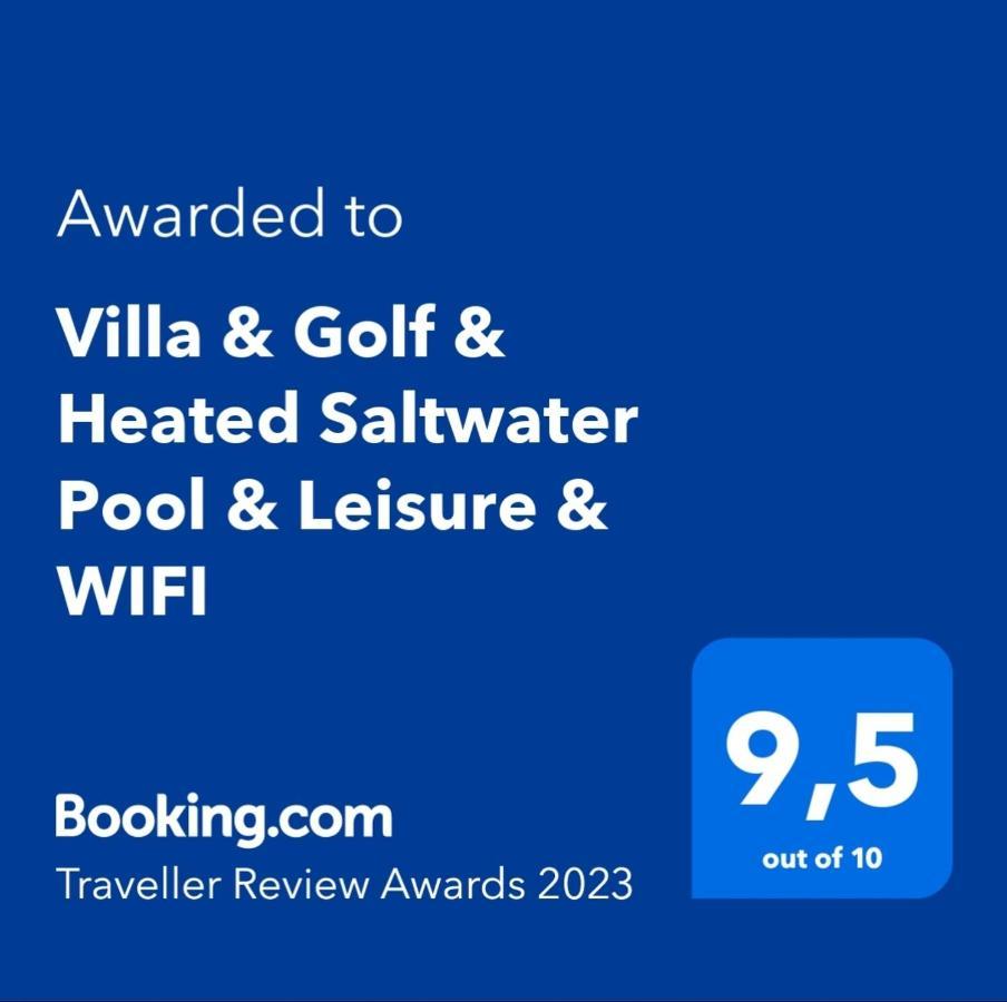 Villa & Golf & Heated Saltwater Pool & Leisure & Wifi Caleta de Fuste Exterior foto